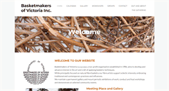Desktop Screenshot of basketmakersofvictoria.com.au